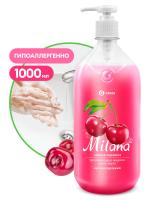 ГРАСС Крем-мыло Milana Спелая черешня с дозатором 1л. /6  126401