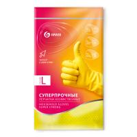 ГРАСС ПЕРЧАТКИ ЛАТЕКСНЫЕ желтые L, суперпрочные/12 IT-0742