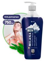 ГРАСС Гель д/душа Milana MEN "Таинственная арктика" муж.750мл/8 125460