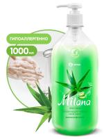 ГРАСС Крем-мыло Milana Алоэ вера с дозатором 1л. /6  126601