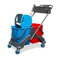 ГРАСС Тележка уборочная  двухведерная, 2*18л, с отж IT-0494 пластик