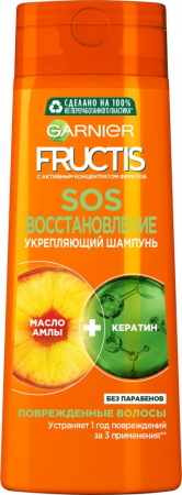 ШАМПУНЬ ФРУКТИС 250мл. SOS Восстановление /6