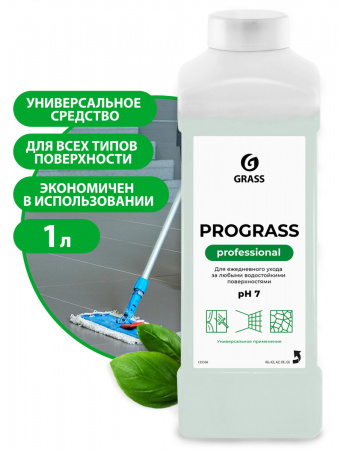 ГРАСС СР-ВО МОЮЩЕЕ для пола и др. пов. Prograss 1 л. Концентрат /12 125336