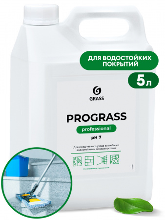 ГРАСС СР-ВО МОЮЩЕЕ для пола и др. пов. Prograss 5л. Концентрат /4   125337