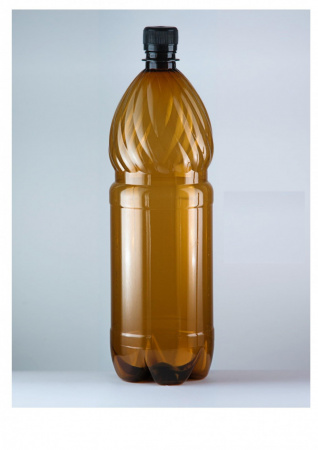 БУТЫЛКА ПЭТ 1,5л. БЕЗ КРЫШКИ КОРИЧНЕВАЯ  /60